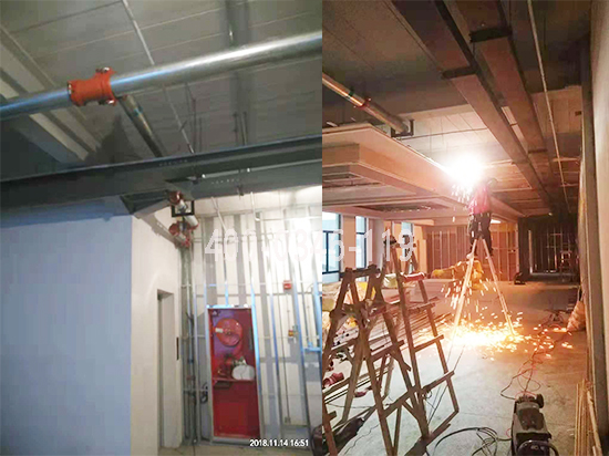 消防噴淋水管改造，消防噴淋管道改造